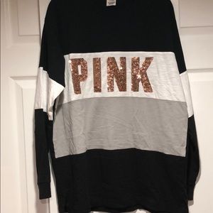 VS PINK Sequin Long Sleeve